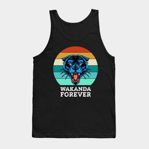 Wakanda forever Tank Top by Crazy Shirts For All